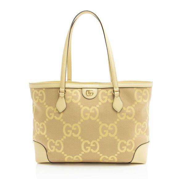 Gucci Handbags - Gucci Jumbo GG Canvas Ophidia Medium Tote